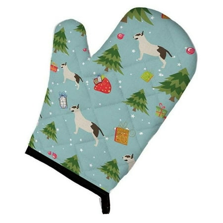 

Christmas Bull Terrier Oven Mitt