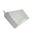 thumbnail image 6 of HK GAMING GK61 Mechanical Gaming Keyboard | 61 Keys RGB Backlit for PC/Mac ( White, Gateron Optical Blue), 6 of 9