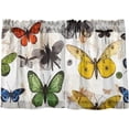 thumbnail image 2 of Wildlife Kitchen Curtains 24 Inch Length Blackout Thermal Insulating Tier Curtains with Rod Pockets Short Curtains Home for Living Room/Bedroom Home Decor, 2 of 7