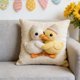 thumbnail image 1 of Fundas de almohada decorativas de Pascua con estampado de conejito, huevo y pollito | Funda de cojín de temporada para sofá, sillón, sala de estar y dormitorio, 1 of 7