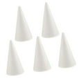 thumbnail image 1 of 5/10 piezas/pieza de cono de poliestireno expandido DIY árbol de Navidad para pintar manualidades 70/100/1 5pcs 100mm, 1 of 9