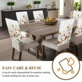 thumbnail image 4 of Daisy Flowers Chair Covers Set of 1 Plants Chair Back Covers Stretch Removable Washable Slipcovers Protector for Dining Room Kitchen Party Decor, 4 of 5
