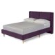 thumbnail image 4 of Cama Matrimonial Makora Mavi Morado Tapizada en Tela Tipo Velvet (No Incluye Colchón), 4 of 8