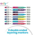 thumbnail image 2 of Ooly Color Layers - Double Ended Markers for Color Layering, Set of 8, 2 of 6
