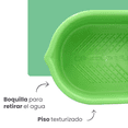 thumbnail image 3 of Tina Portátil Para Pies Para Masaje. Colorful Verde, 3 of 4