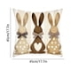 thumbnail image 3 of Uuiauoio Easter Pillow Covers 18x18 Easter Throw Pillow Covers with Bunny and Eggs Spring Home Decor Pillowcase Square Cushion Covers for Sofa Bed Couch, 3 of 6