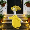 thumbnail image 2 of Porch Goose Raincoat Set 3-Piece Rain Out with Hat Umbrella for 23 Inch Lawn Statue Accessory(L), 2 of 6
