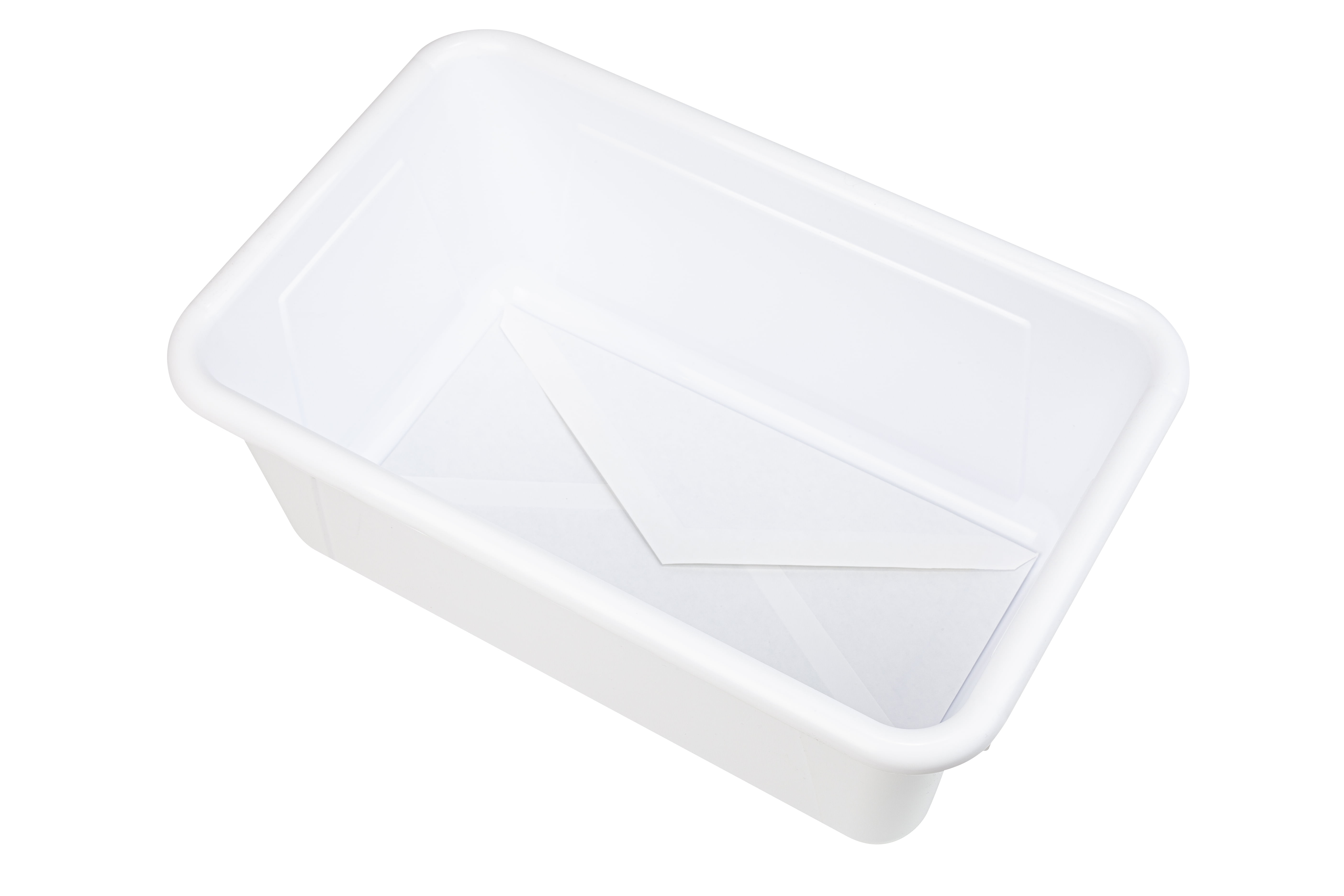 Pen+Gear Plastic File Organizer Cubby Bin, Arctic White