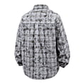 thumbnail image 4 of Blusa y camisa de manga larga con cuello vuelto para hombre, moda informal, botones, bolsillo enrejado, cuello vuelto, camisa de manga larga para hombre, abrigo de poliéster, 4 of 4