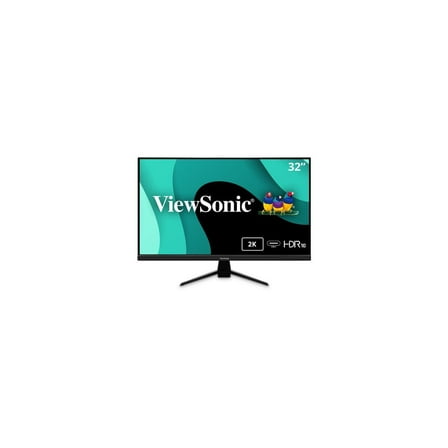 ViewSonic VX3267U-2K 32 Inch 1440p IPS Monitor with 65W USB C, HDR10 Content Support, Ultra-Thin Bezels, Eye Care, HDMI, and DP Input