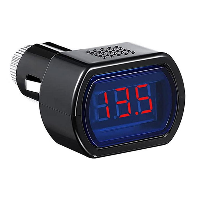 Car cigarette lighter on sale voltmeter