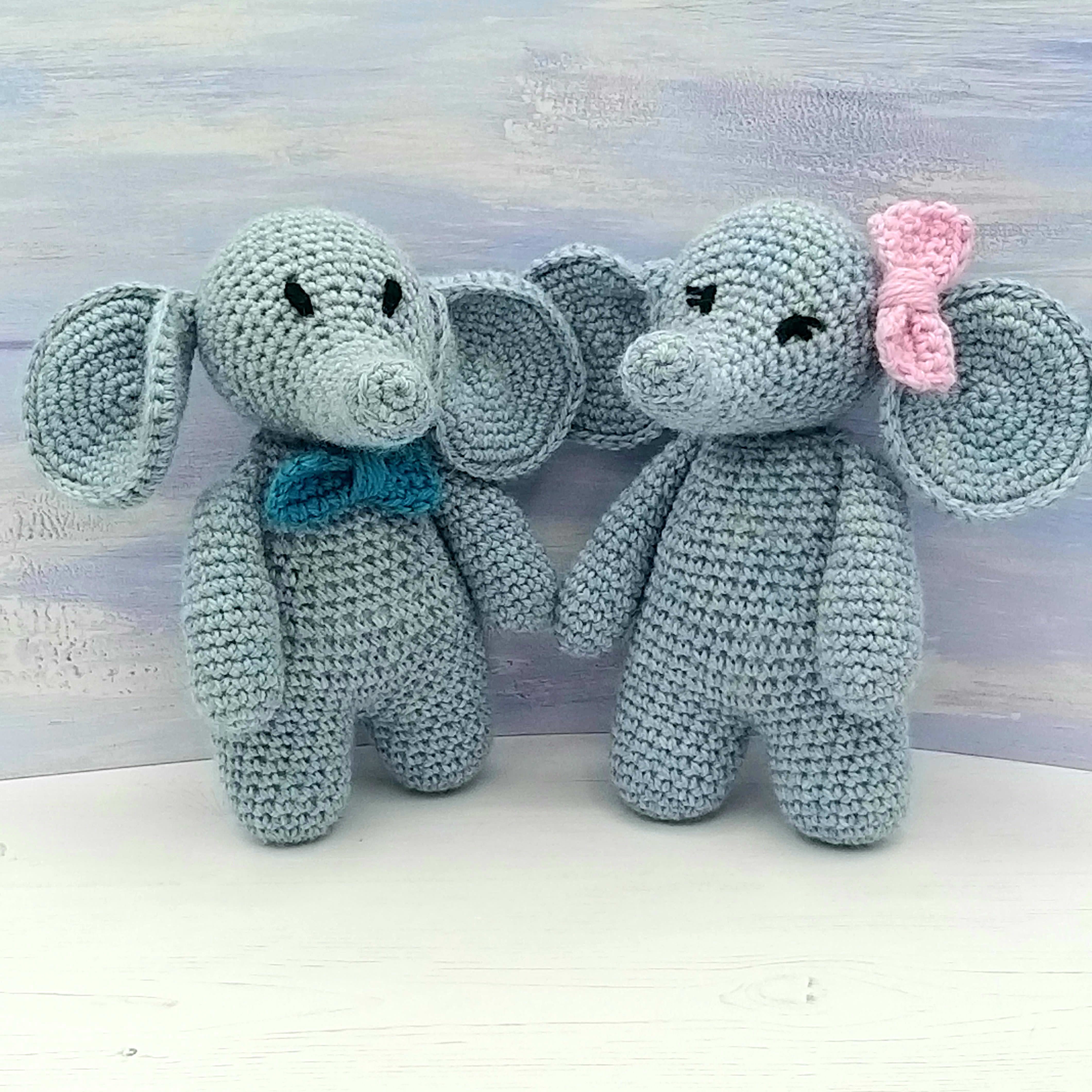 Crochet Elephants Complete Beginner Luxury Crochet Kit