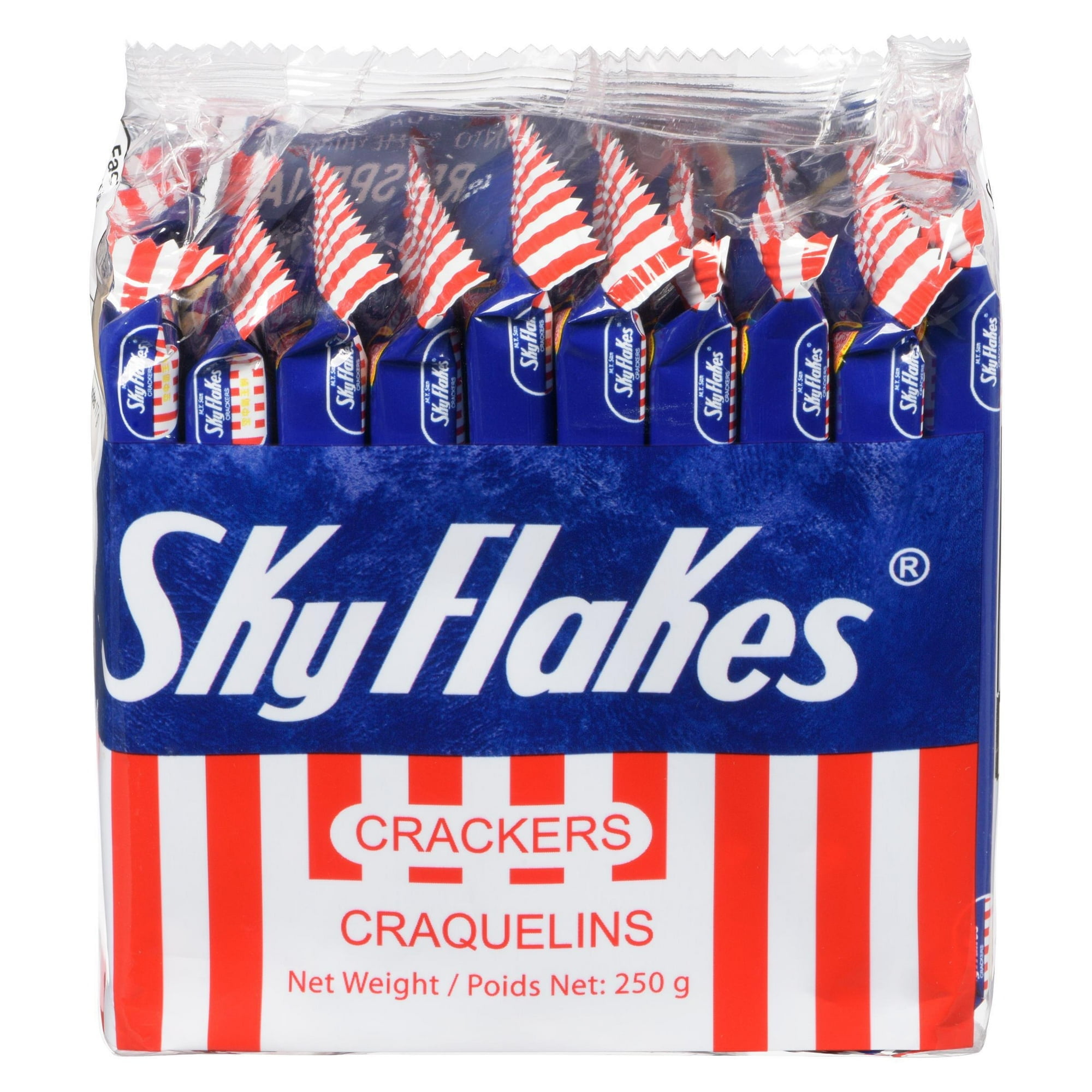 Craquelins MY San Skyflakes 250 g, craquelins snack pack, 10 x 25 g