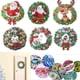 thumbnail image 2 of Corona de cristal de Navidad 5D DIY, pintura de diamantes, Kits de mosaico, artesanías de arte, guirnalda de dibujo de diamantes de imitación, decoración para colgar en la pared de la puerta, regalos, 2 of 4