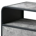 thumbnail image 4 of Modern Style Concrete Grey And Black Tv Stand, Accommodates Up To 42-inch Tvs Elegant 2 Stand For A Chic Entertainment Space, 4 of 4