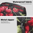 thumbnail image 4 of Cherry USB Organizer Waterproof Oxford Cloth Hard Drive Case Small Travel Cable Box Organizer 5.9x9.44x3.14 in, 4 of 6