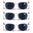 thumbnail image 2 of V.W.E. 3 Pairs Classic 80's Reading Sunglasses - Tinted Reader - Not Bifocal - Unisex 3.25, 2 of 3