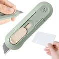 thumbnail image 2 of 1Pcs Utility Box Cutters, Ngxiha Retractable Letter Opener, Package Opener, Sharp Cartons Cardboard Cutter Razor Knife for Christmas, Smooth Mechanism Perfect for Office and Home Use, 2 of 9