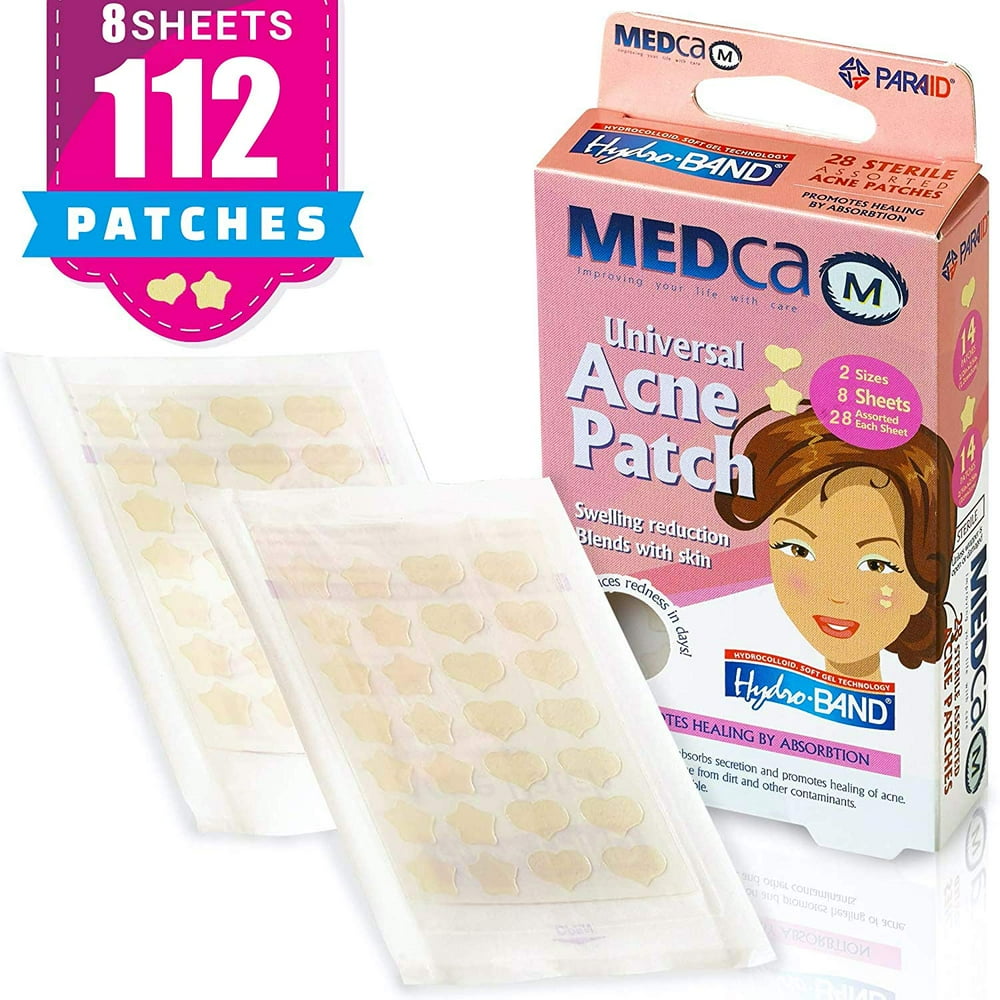 Acne Patch Pack of 112, Pimple Spot Treatment Hydrocolloid Bandages