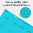 thumbnail image 5 of Avery Printable Round Labels, Bright Blue, 1.5" Diameter, 400ct, 5 of 11