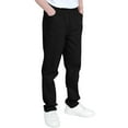 thumbnail image 3 of Girls' Jogger Pants New Boys and Children Sports Cargo Pants Stretch Elastic Waist School Kids Twill Joggers Style B-21 Black 6 Years, 3 of 8