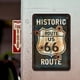 thumbnail image 5 of Placa Metal Vintage Ruta 66 Pintura Hierro Rectangular Arte La Pared Barra 30x40cm, 5 of 9