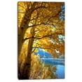 thumbnail image 2 of Bright Yellow Autumn Tree - Oversized Landscape Canvas Art, 2 of 3