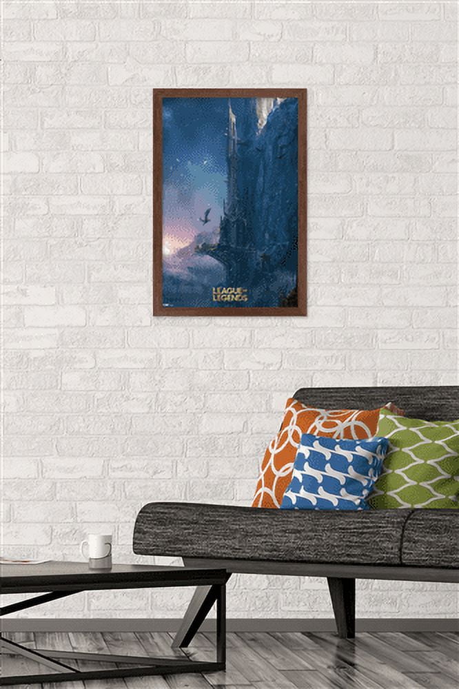 League of Legends - Howling Abyss Wall Poster, 14.725" x 22.375", Framed