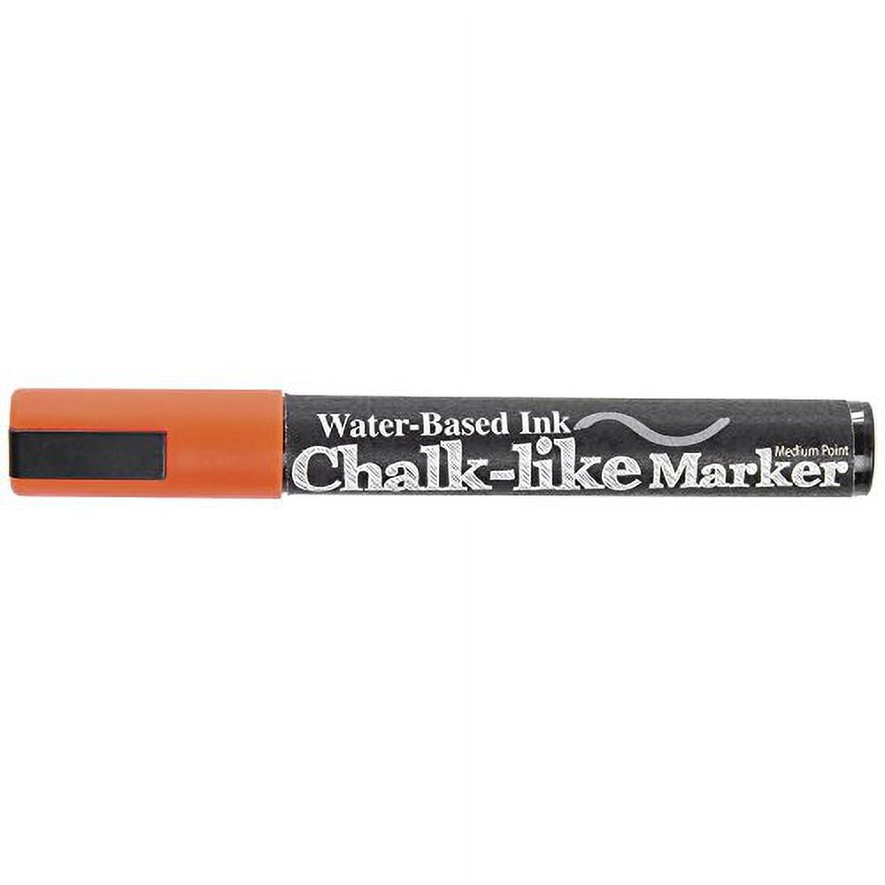 HUBERT® Orange Medium Point Chalk-Like Marker
