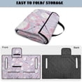 thumbnail image 6 of Pzuqiu Foldable Golf Cart Seat Cover Portable Polyester, Compatible with Two Passenger Seat Golf Cart Outdoor, for Yamaha EZGO Club Car, Golf Ball Pattern, 6 of 9
