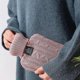 thumbnail image 4 of 1000ml Knitted Hot Water Bottle Solid Color Water-filled Bag Cloth Cover Hand Warmer Winter Soft Ho, 4 of 5