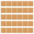 thumbnail image 1 of OUNONA 45pcs Square Cork Craft Boards Brown Sticky Cork Board Crafts for Home and Kitchen, 1 of 8