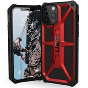UAG iPhone 12 Pro Max Case [6.7-inch screen] Rugged Lightweight Slim Shockproof Premium Monarch Protective Cover, Crimson