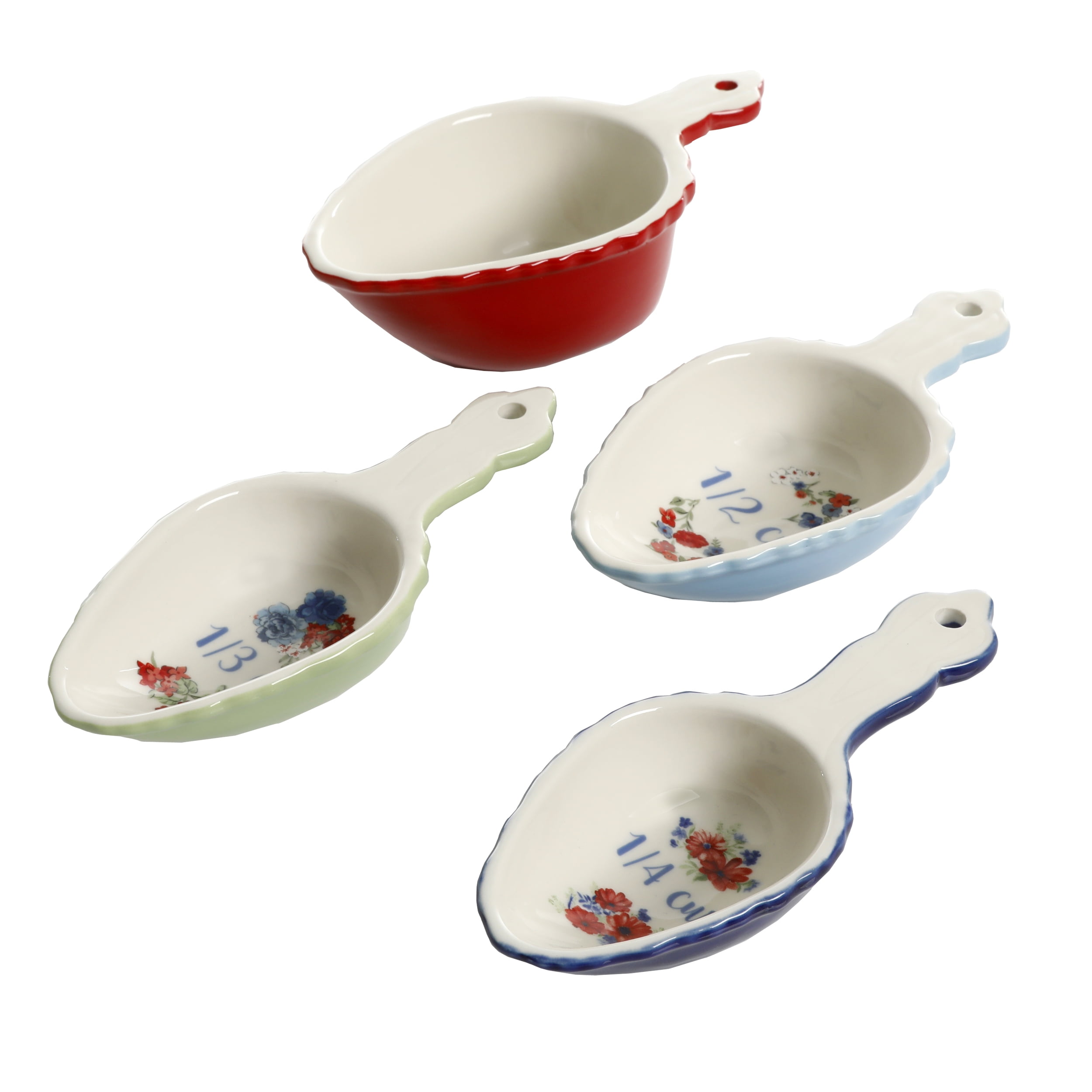 The Pioneer Woman Floral Medley 16-Piece Stoneware Bakeware Combo Set