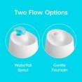 thumbnail image 4 of IRIS USA Pet Water Fountain for Cats and Dogs, White/Blue, 4 of 6