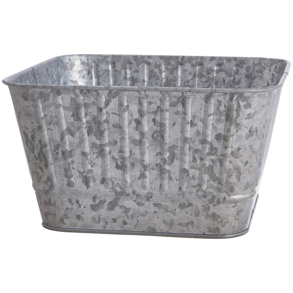 Better Homes & Gardens Galvanized Steel Square Beverage Dispenser Stand