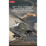 Bell UH-1 RC Helicopter 1/48 Scale - 6CH Brushless Motor, Auto Hover, 3D Stunt, 13min Flight, RTR with Remote