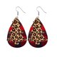 thumbnail image 1 of Pendientes para mujer, regalos para mujer, tendencia de moda navideña, personalidad, pendientes colgantes con patrón de cuero, joyería, regalo, pendiente de cuero, 1 of 3