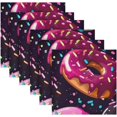 thumbnail image 6 of Coolnut Donuts Cloth Napkins Set of 1,20x20 Inches Napkins Cloth Washable Reusable Soft for Dinner,Wedding,Parties,Home Dinner,Tableative Decor Gift, 6 of 7