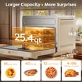 thumbnail image 4 of Horno de vapor 12 en 1 con freidora de aire CIARRA 25,4 qt blanco, 4 of 6