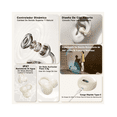 thumbnail image 2 of Audífonos Open Ear Bluetooth Pantalla Digital Inalámbricos skin Lab.G Beige, 2 of 5