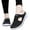 A-Black, variant on Women's Walking Shoes Slip on Breathable Sneakers(Black,8.5)