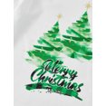 thumbnail image 3 of Family Matching Christmas Pajamas Set Plaid and Letter Holiday Pajamas, 3 of 10