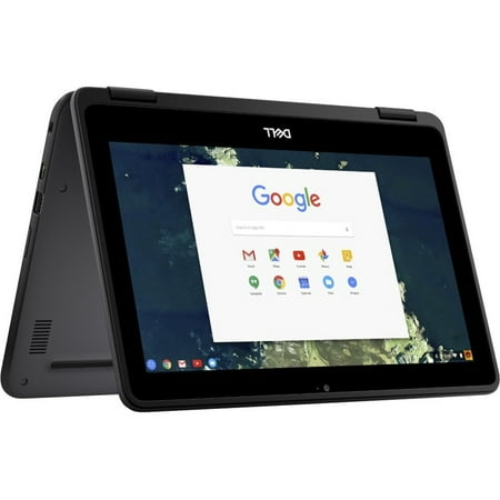 Dell - Chromebook 11 3000 11.6" Chromebook - Intel Celeron - 4 GB Memory - 16 GB eMMC - Black