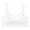 White1, variant on Qingpeng Girls Training Bras Kids Sports Seamless Comfotable Bra with Removable Padding Bras