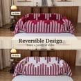thumbnail image 4 of Jessy Home Sofa Covers Couch Cover Sofa Slipcover for Most Shape Sofas Multi-Function Furniture Cover for Pets Cats Dogs Home Decor 71"x 150"Red Wine, 4 of 9