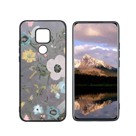 Compatible with Moto G Play 2021 Phone Case, Flowers 145 Case Men Women, Flexible Silicone Shockproof Case for Moto G Play 2021