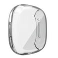 thumbnail image 1 of TPU+Tempered Glass Protective Case - Compatible with Smartwatch Case Sense, Drop-Resistant & Slim, 1 of 4
