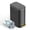 Black, variant on KSSKSS 2.6 Gallon/10L Slim Stainless Steel Bathroom Trash Can with Soft Close Lid, for Narrow Spaces,Bathroom, Bedroom (Silver)