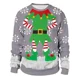 thumbnail image 3 of Suéter de cuello redondo con estampado nuevo de Navidad 2024 para amantes de los hombres y las mujeres Suéter feo de Navidad Blusas de otoño e invierno, 3 of 5